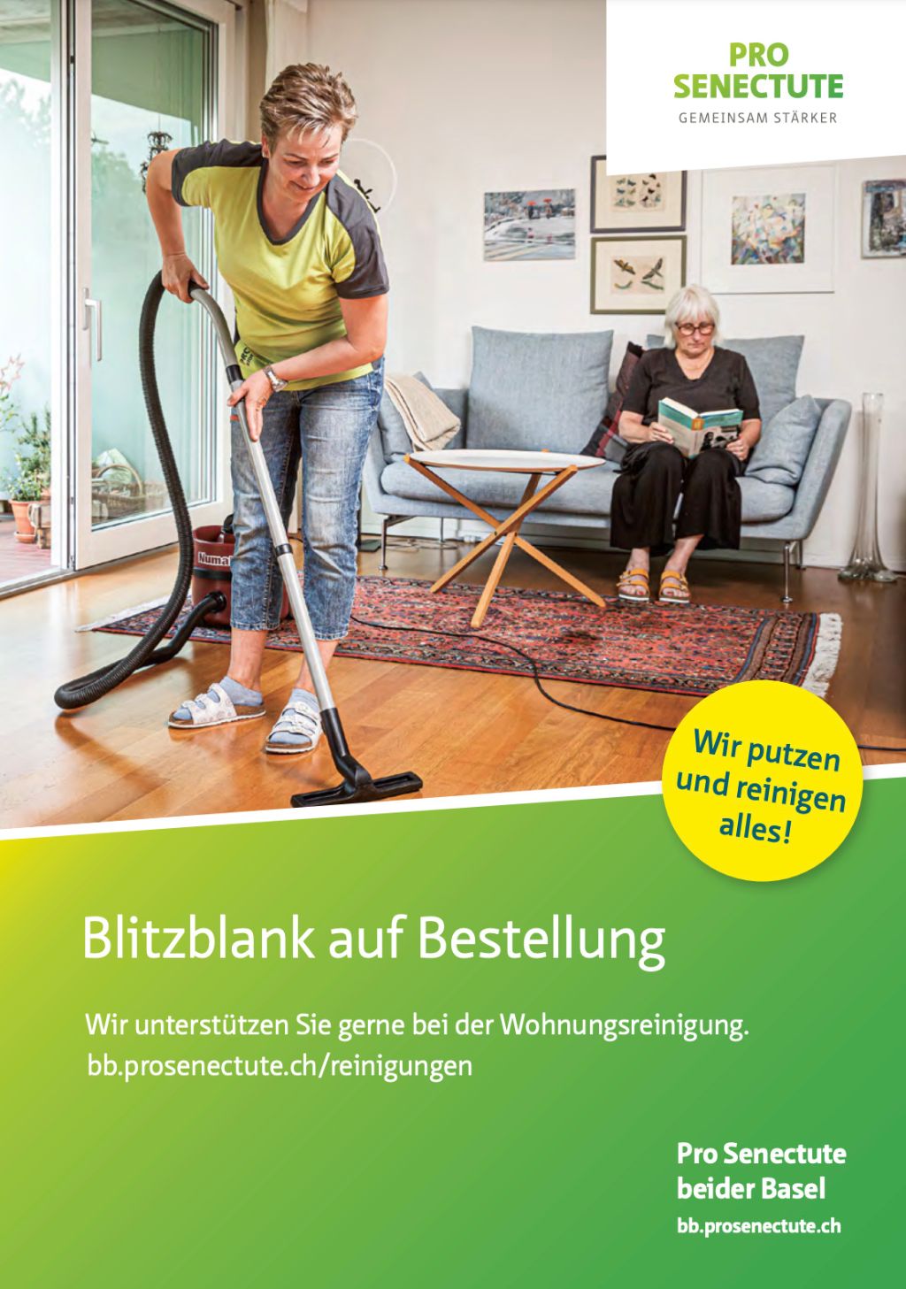 Titelblatt Broschüre Reinigungen