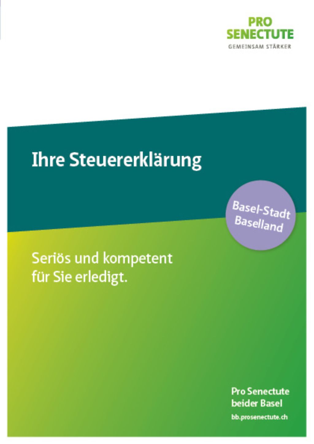 Flyer Steuererklärung