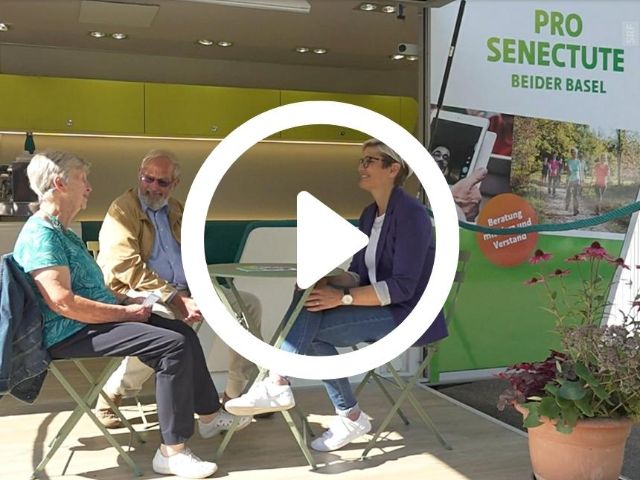 Filmausschnitt einer SRF-Sendung zum Infobus.