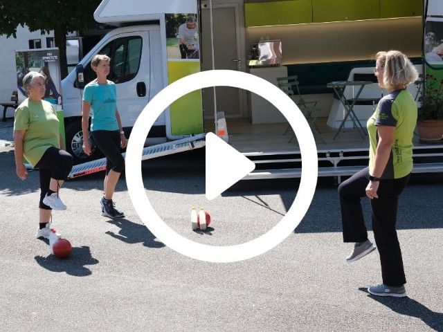 Filmausschnitt einer SRF-Sendung zum Infobus.