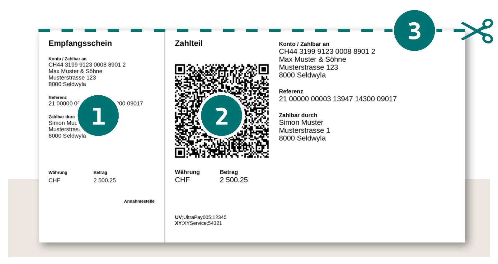 Anleitung Anwendung QR-Einzahlungsschein.